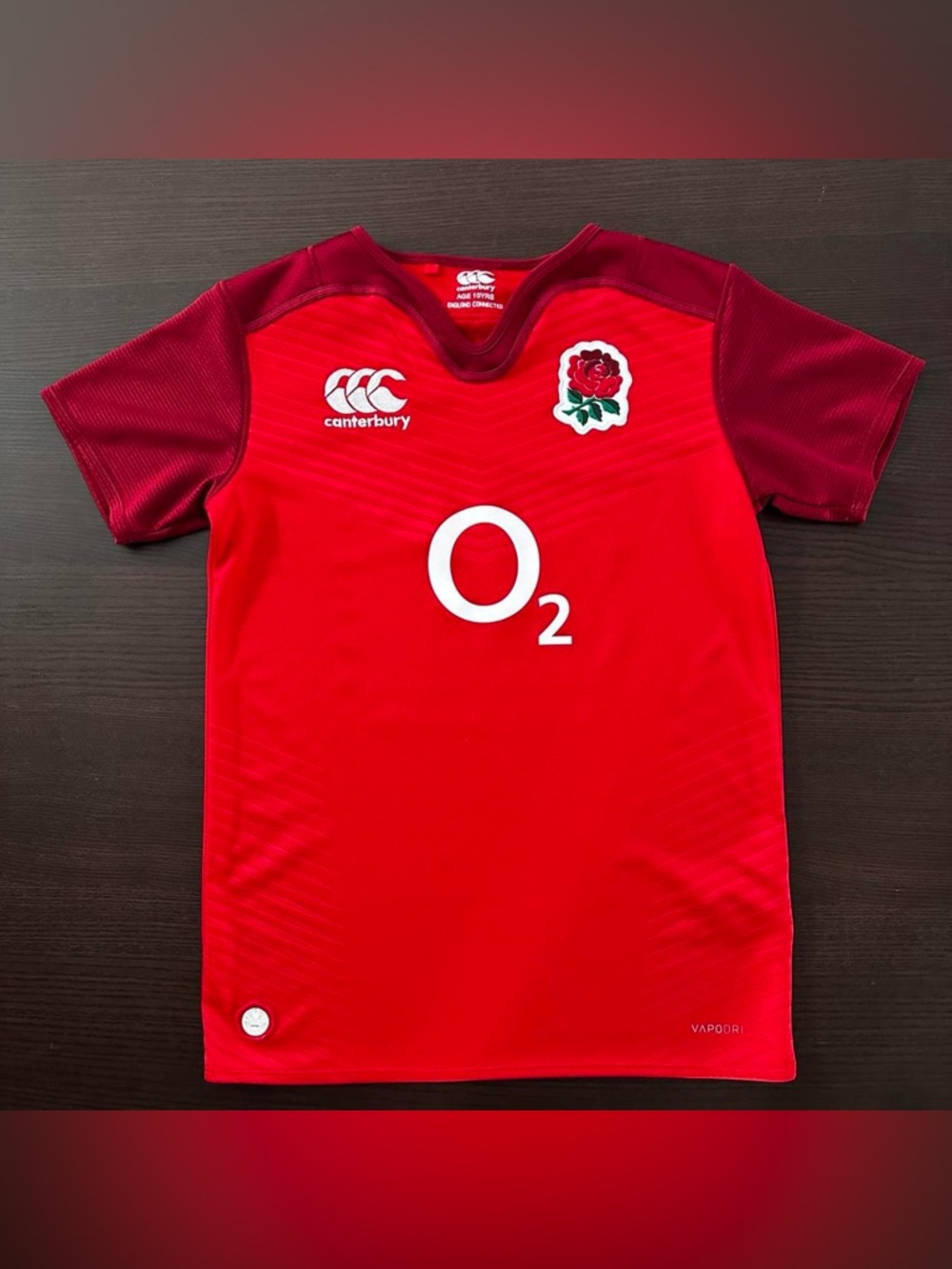 Canterbury England Rugby Jersey Red Fits Women’s XS